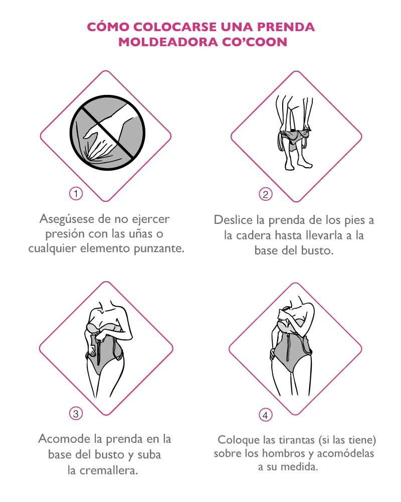 Faja body encaje de powernet