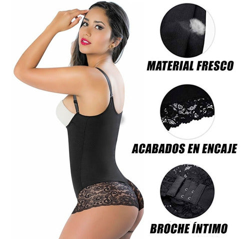 Faja body encaje de powernet