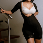 Cargar imagen en el visor de la galería, Faja Enteriza con Mangas Moldeadora Post Parto Post Operatoria o de Uso Diario
