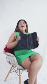 Cargar y reproducir el video en el visor de la galería, Faja cinturilla colombiana de látex
